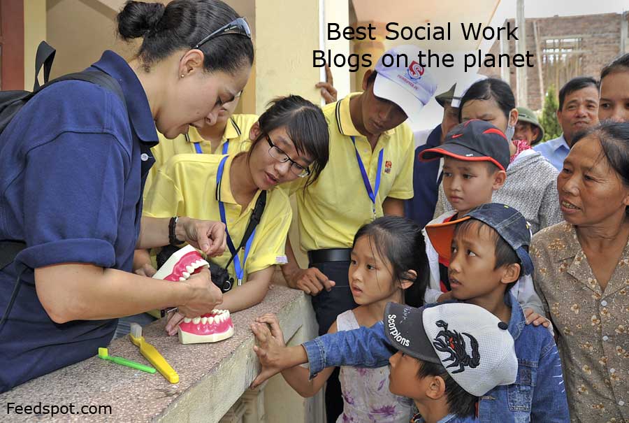 social workers helping