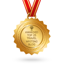 2018 Blog Award - Feedspot Top 25 Travel Writing Blogs