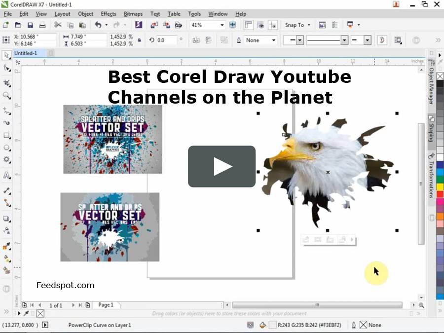 corel draw x7 classes